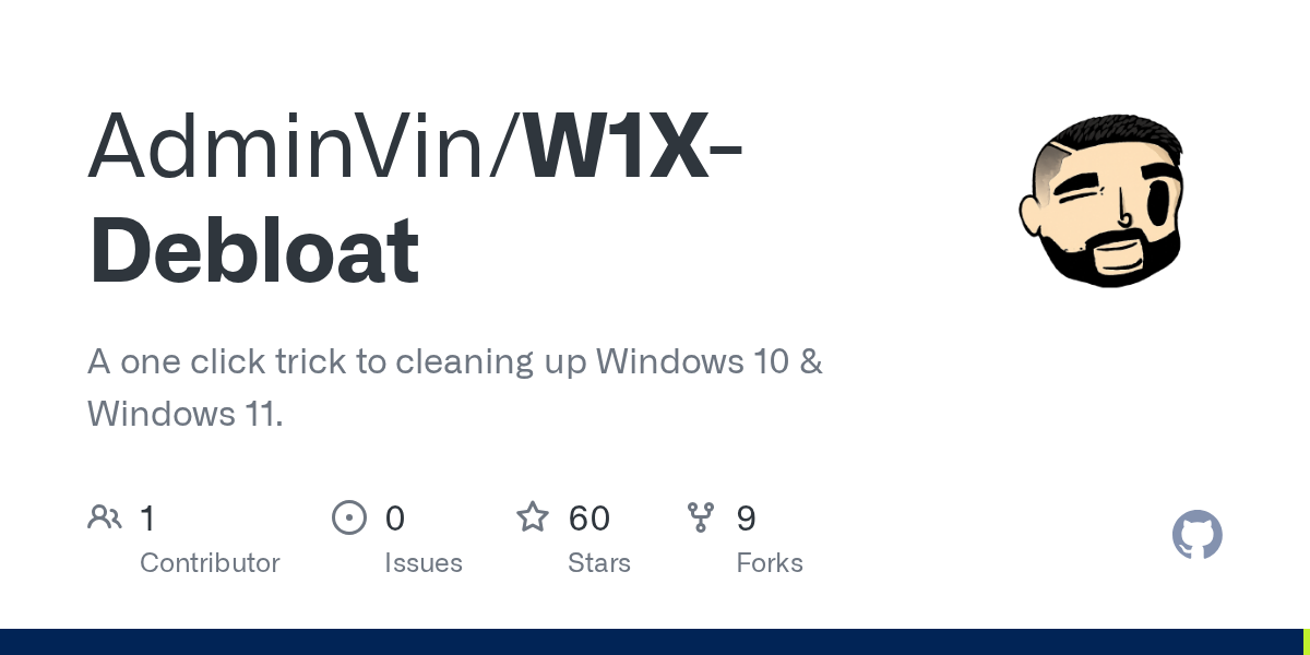W1X-Debloat