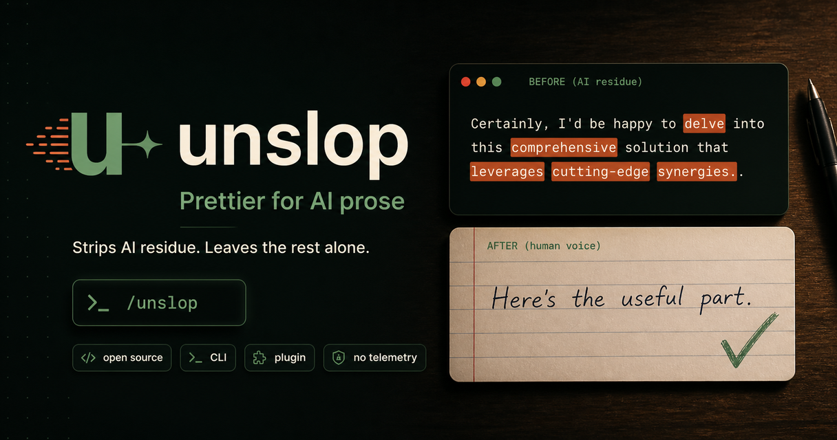 unslop